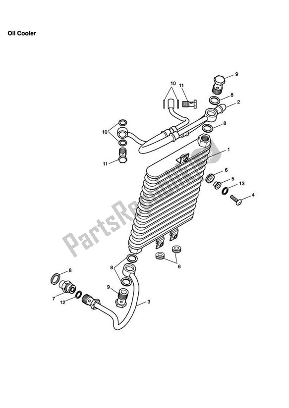Todas as partes de Sistema De Refrigeração do Triumph America Carburettor 790 2002 - 2007